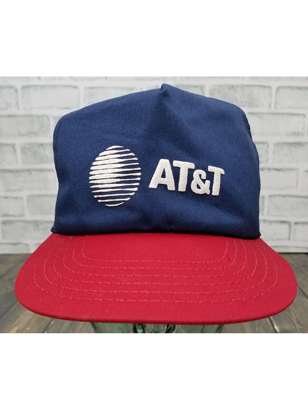 Vintage 1980s AT&T Trucker Style Snapback Men's Cap Hat Call Before You Dig USA